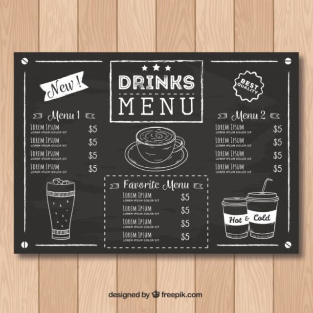 Contoh Menu Cafe - KibrisPDR