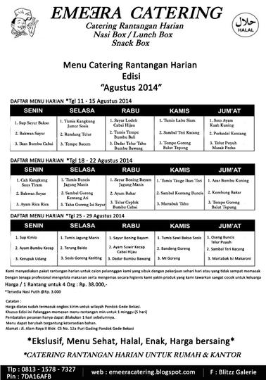 Detail Contoh Menu Catering Harian Nomer 35