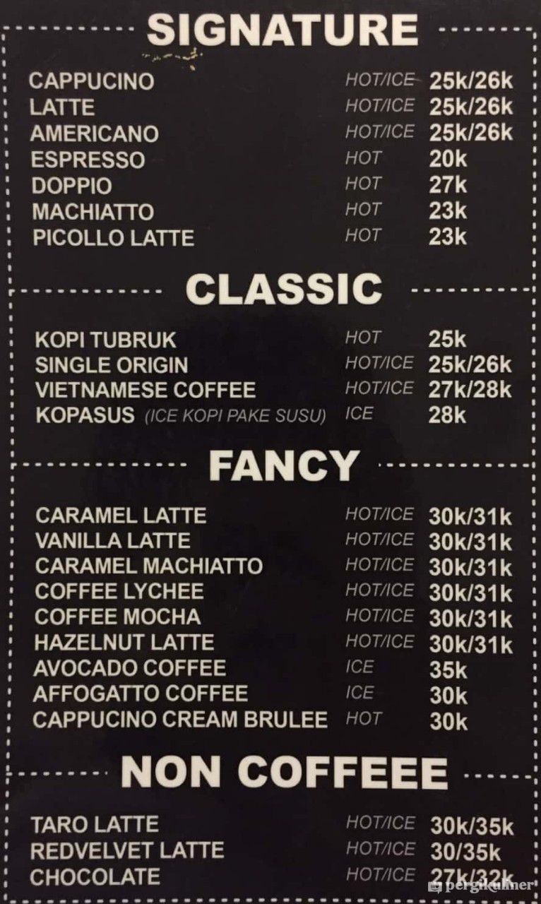 Detail Contoh Menu Coffee Shop Nomer 3