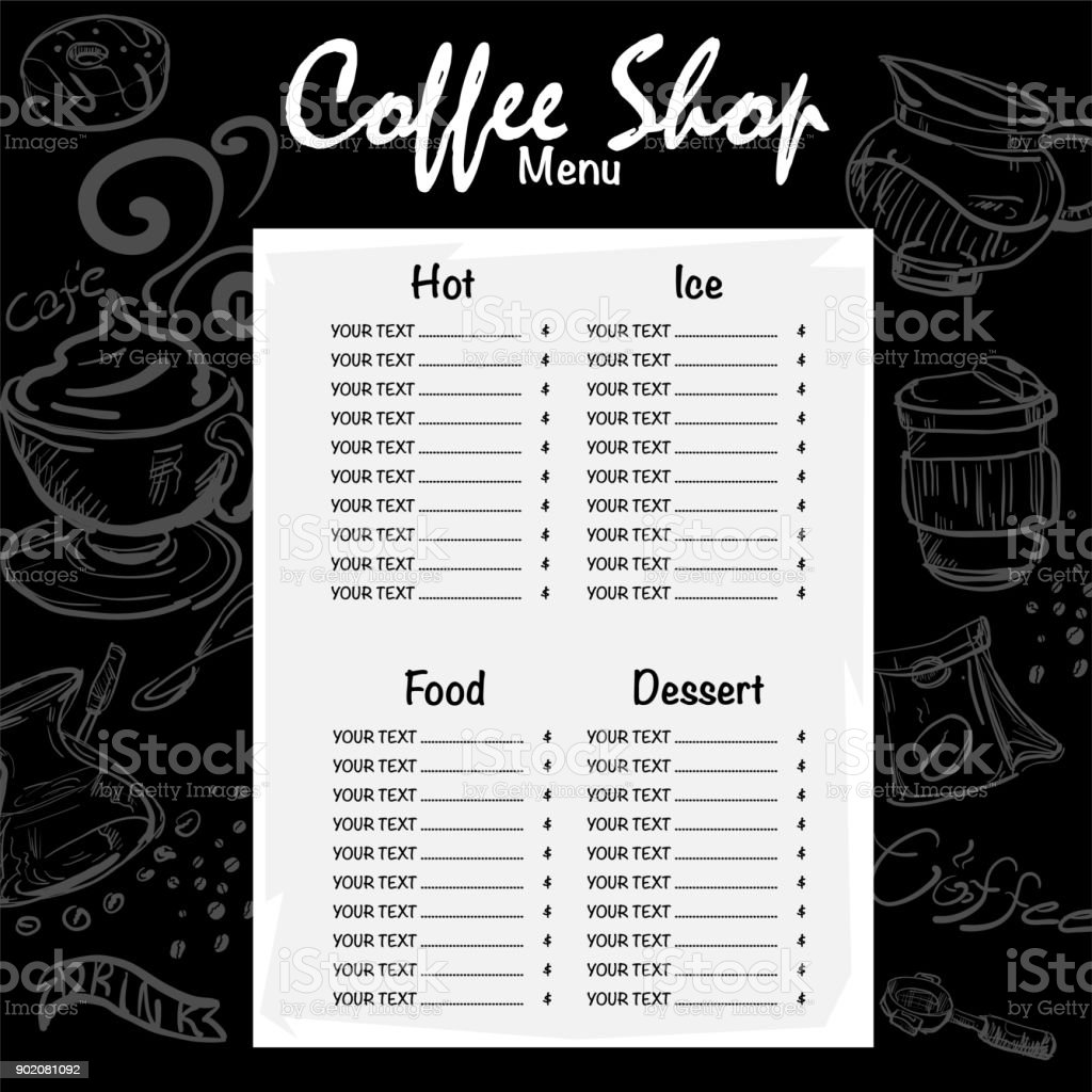 Detail Contoh Menu Coffee Shop Nomer 21