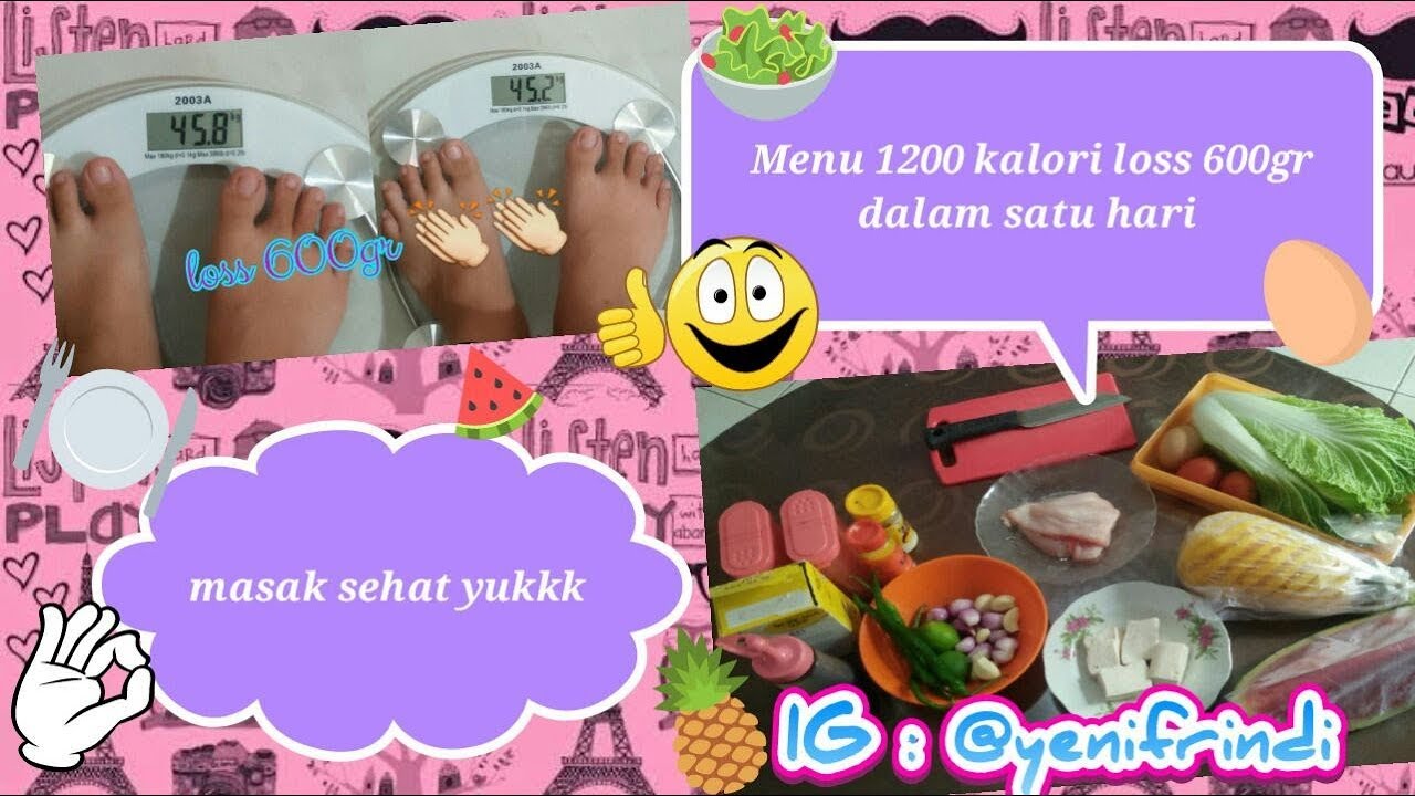 Detail Contoh Menu Diet 1200 Kalori Nomer 17