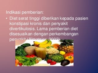 Detail Contoh Menu Diet Tinggi Serat Nomer 47