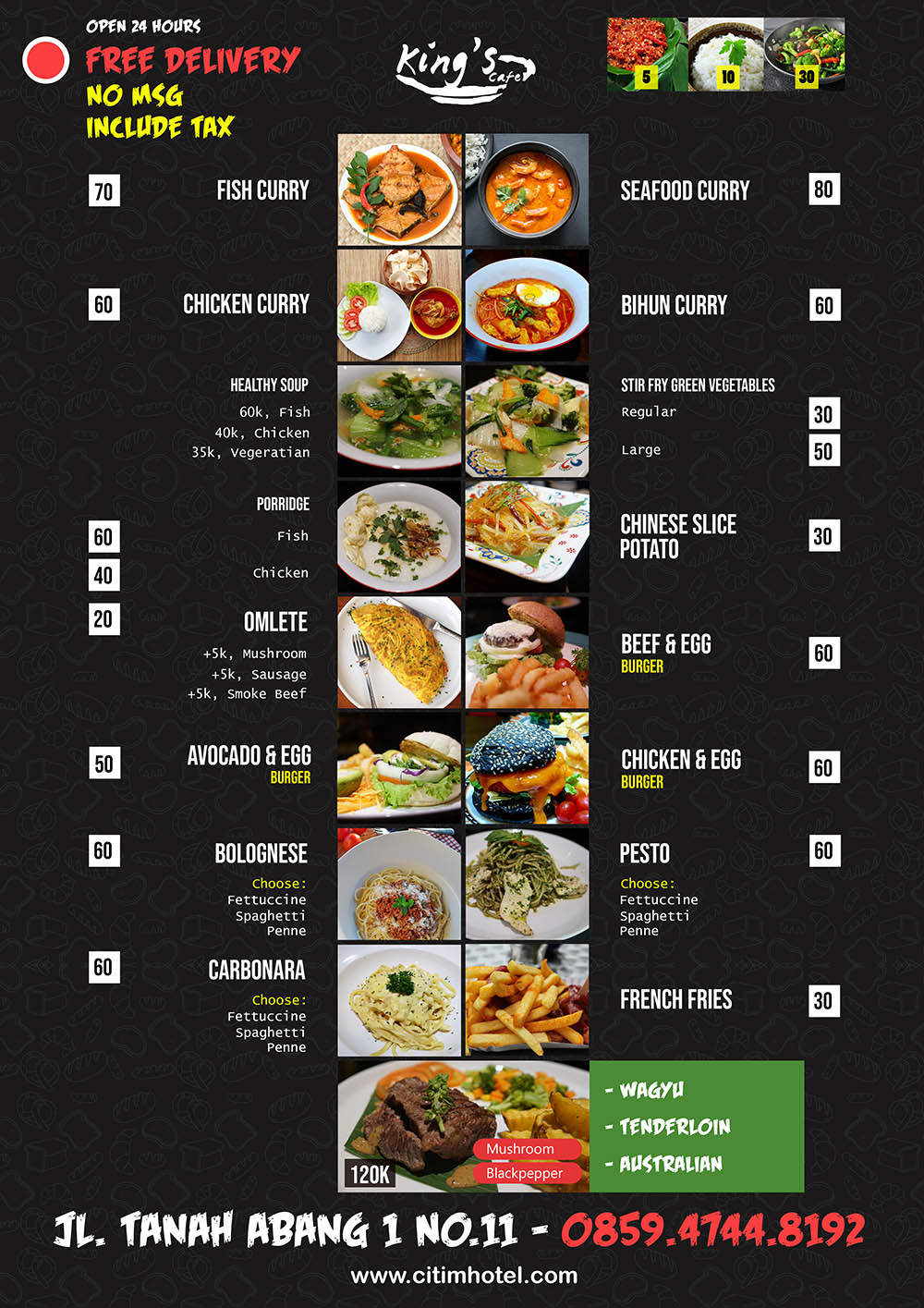 Detail Contoh Menu Makanan Cafe Nomer 22