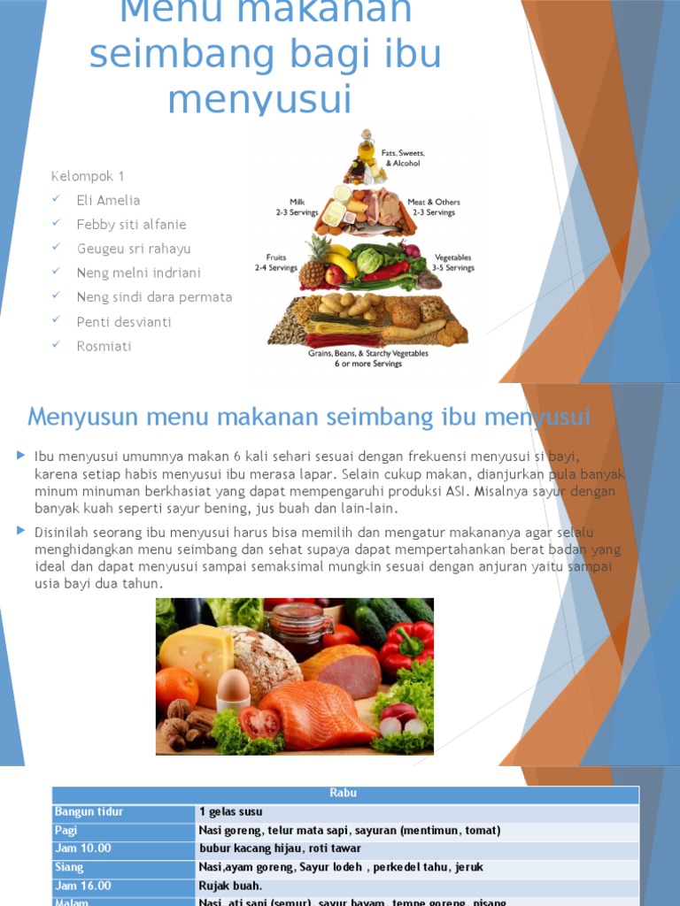 Detail Contoh Menu Makanan Ibu Menyusui Nomer 7