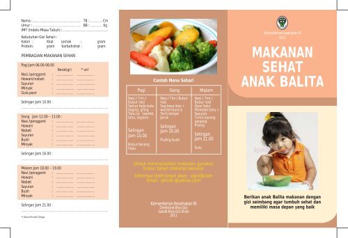 Detail Contoh Menu Makanan Sehat Nomer 2