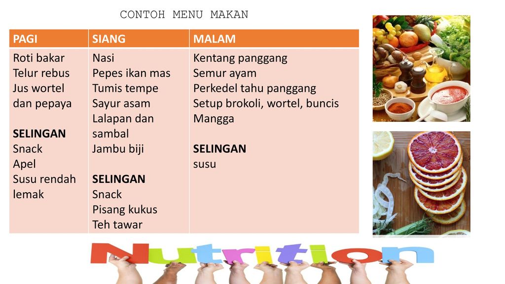 Detail Contoh Menu Makanan Seimbang Koleksi Nomer 23