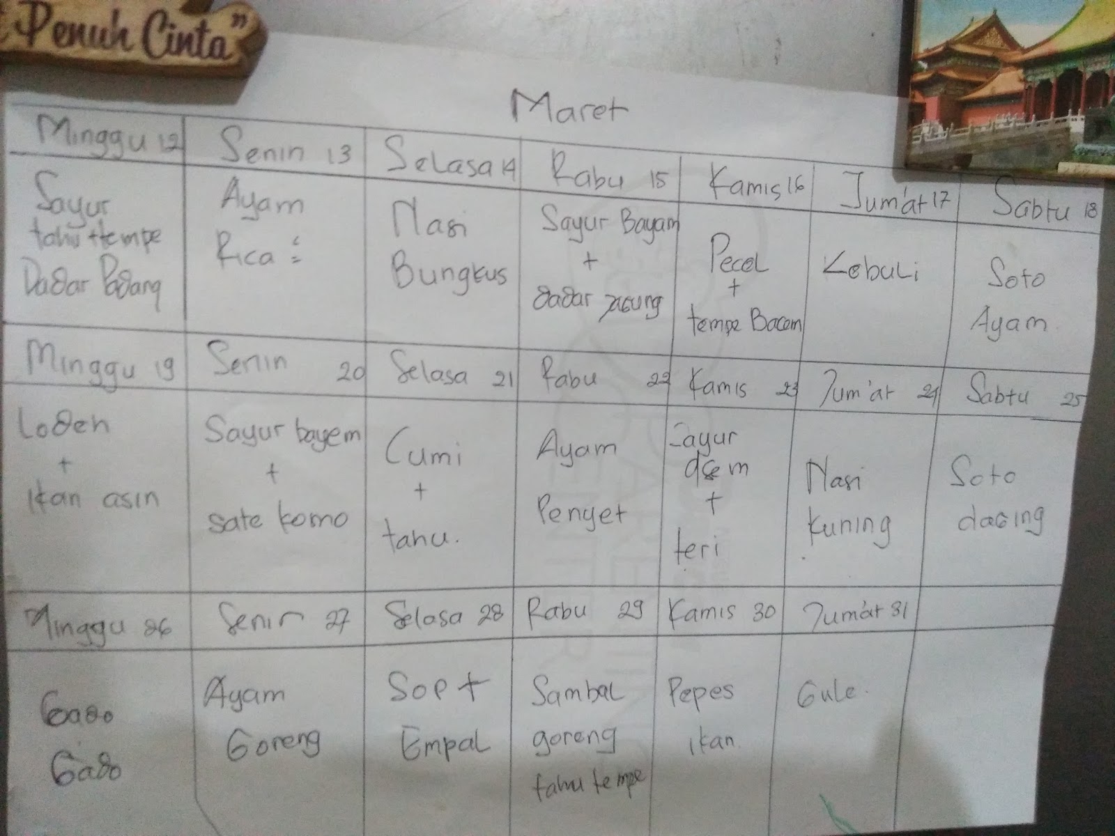 Detail Contoh Menu Mingguan Nomer 33