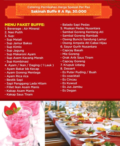 Detail Contoh Menu Prasmanan Pernikahan Nomer 36