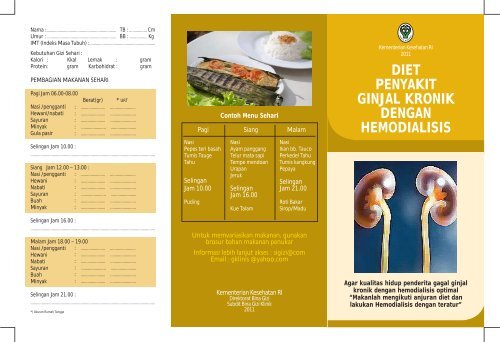 Download Contoh Menu Sehari Penyakit Ginjal Nomer 1
