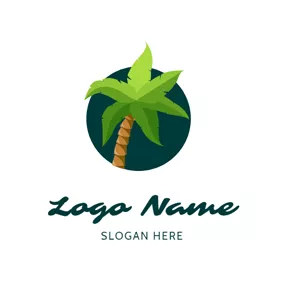 Detail Palmen Logo Marke Nomer 3