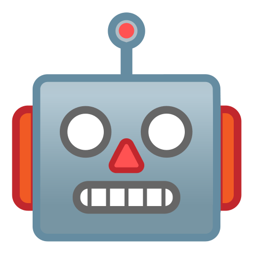 Detail Robot Emoticon Facebook Nomer 2
