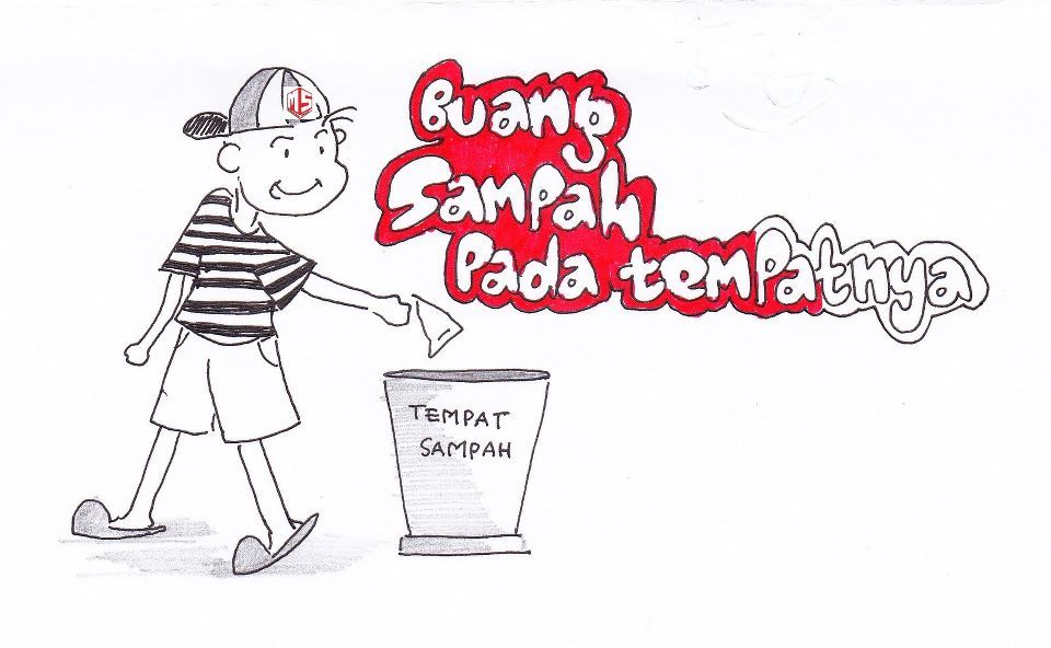 Detail Gambar Kartun Buang Sampah Pada Tempatnya Nomer 24