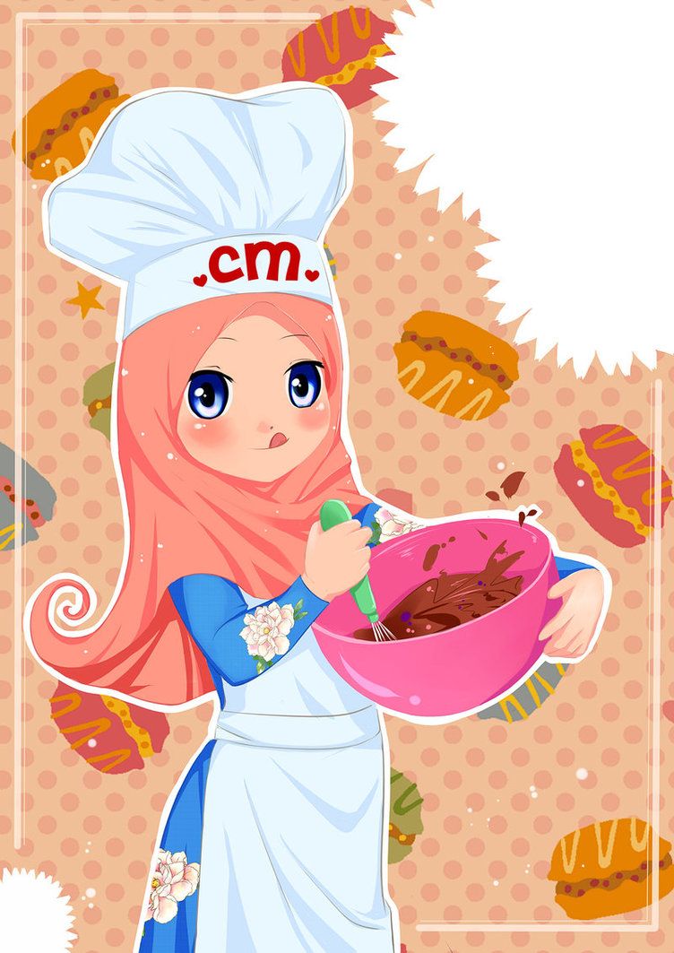 Gambar Kartun Chef Muslimah - KibrisPDR