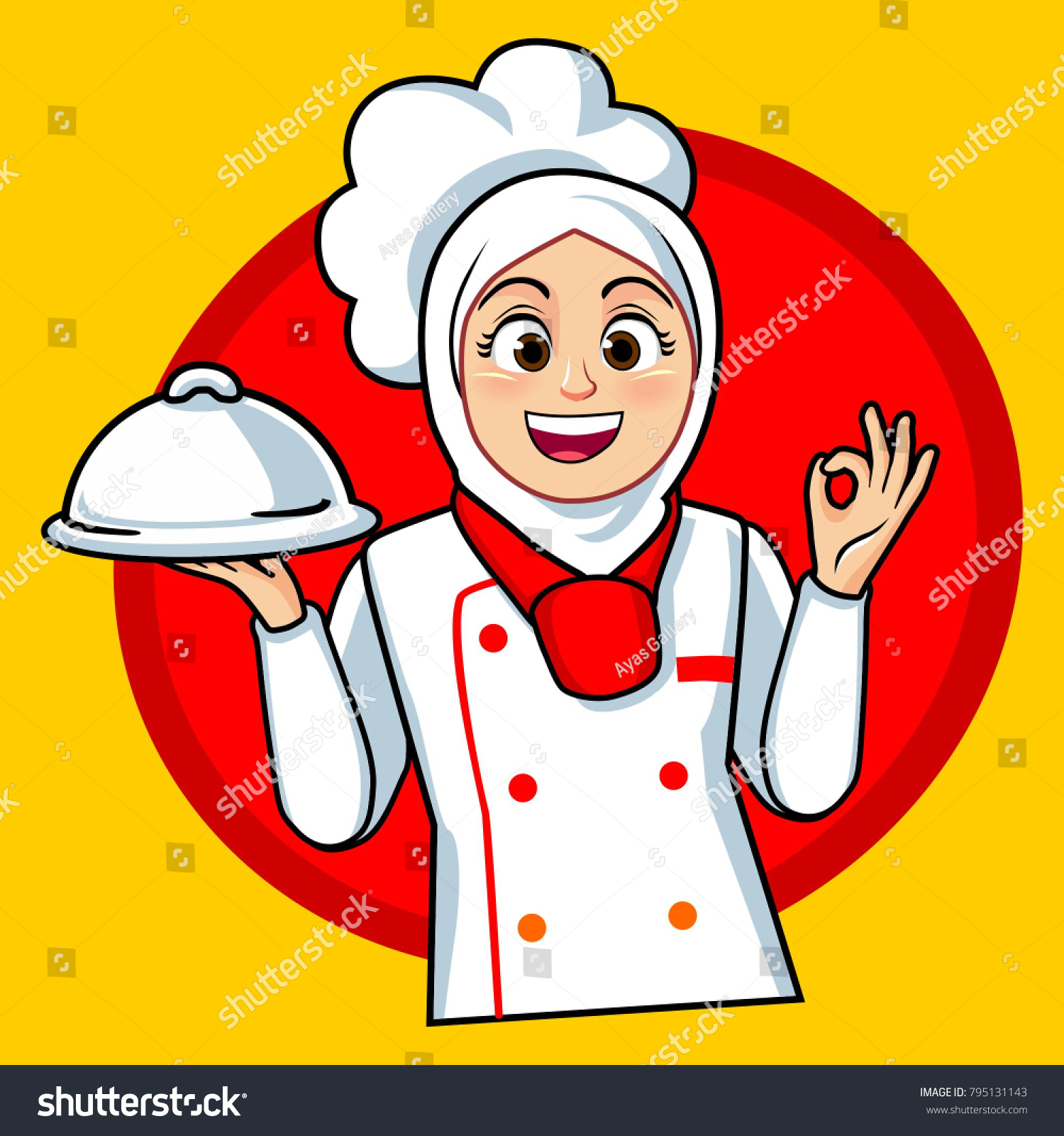 Detail Gambar Kartun Chef Muslimah Nomer 17