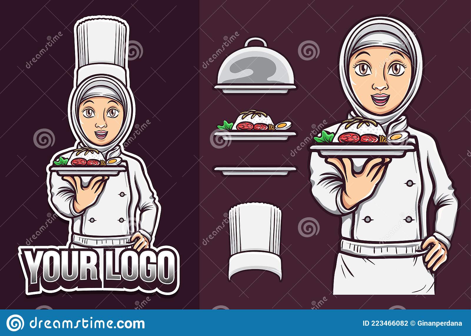 Detail Gambar Kartun Chef Muslimah Nomer 31