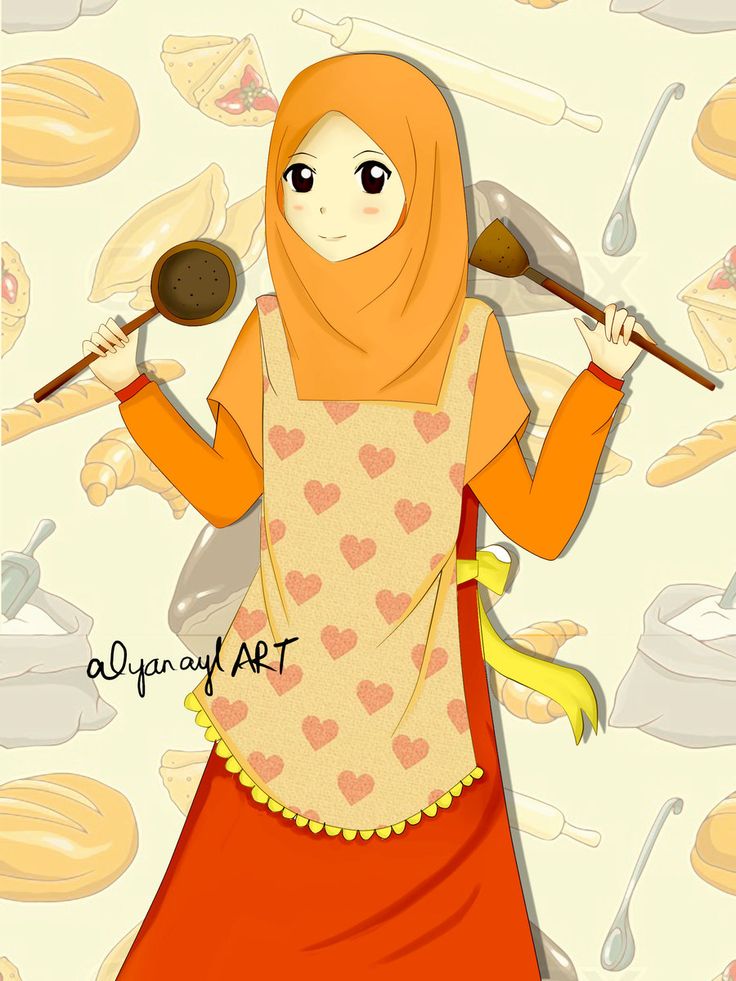 Detail Gambar Kartun Chef Muslimah Nomer 32