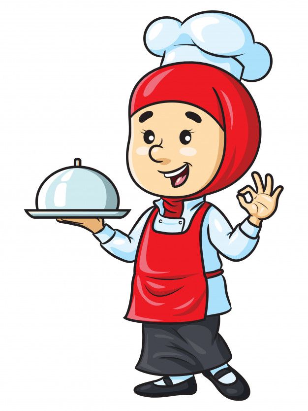 Detail Gambar Kartun Chef Muslimah Nomer 35