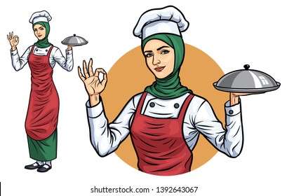 Detail Gambar Kartun Chef Muslimah Nomer 37