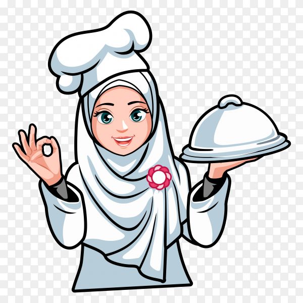 Detail Gambar Kartun Chef Muslimah Nomer 5