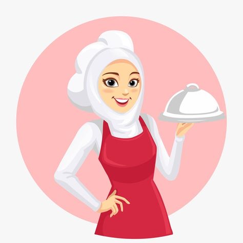 Detail Gambar Kartun Chef Muslimah Nomer 46