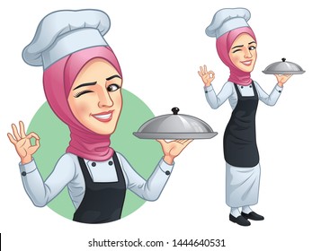 Detail Gambar Kartun Chef Muslimah Nomer 58