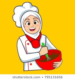 Detail Gambar Kartun Chef Muslimah Nomer 10