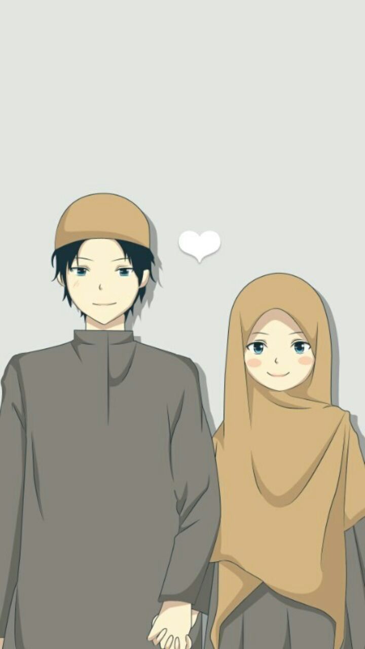 Detail Gambar Kartun Couple Muslimah Nomer 13