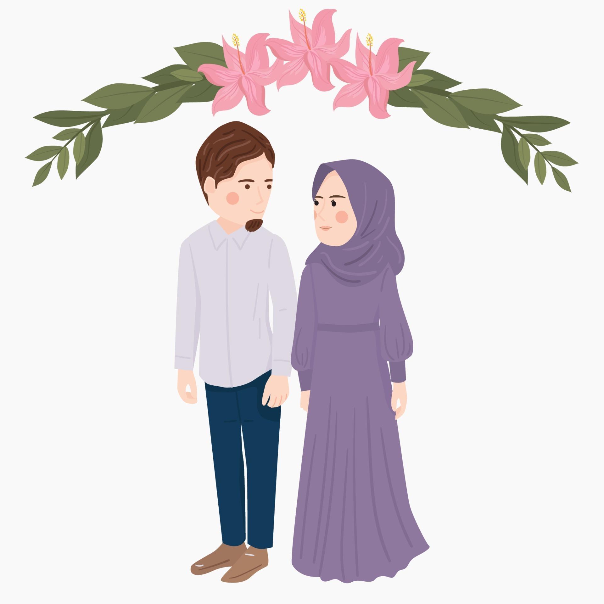 Detail Gambar Kartun Couple Muslimah Nomer 28