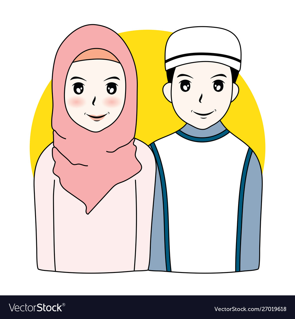 Detail Gambar Kartun Couple Muslimah Nomer 34