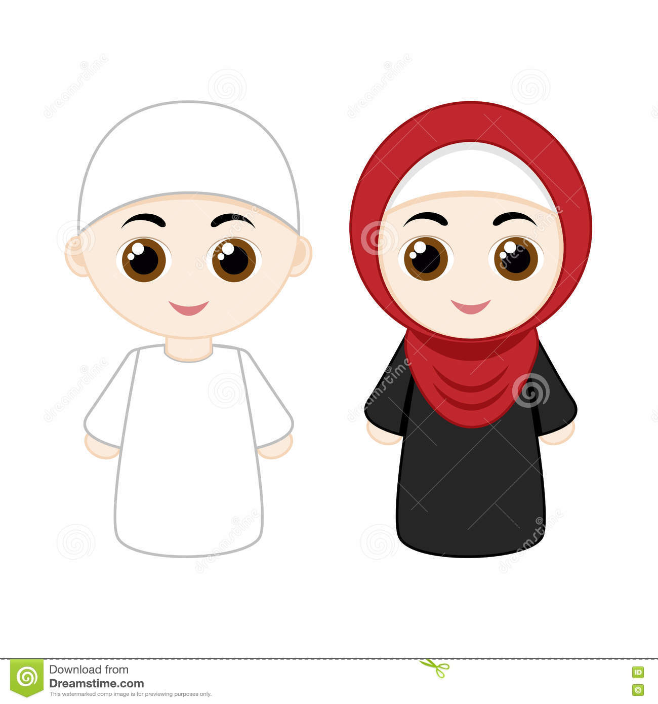 Detail Gambar Kartun Couple Muslimah Nomer 52