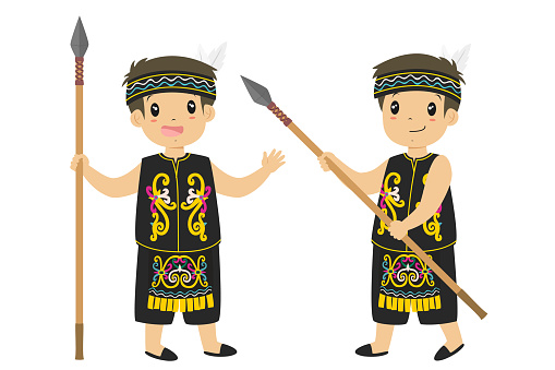 Detail Gambar Kartun Dayak Nomer 3