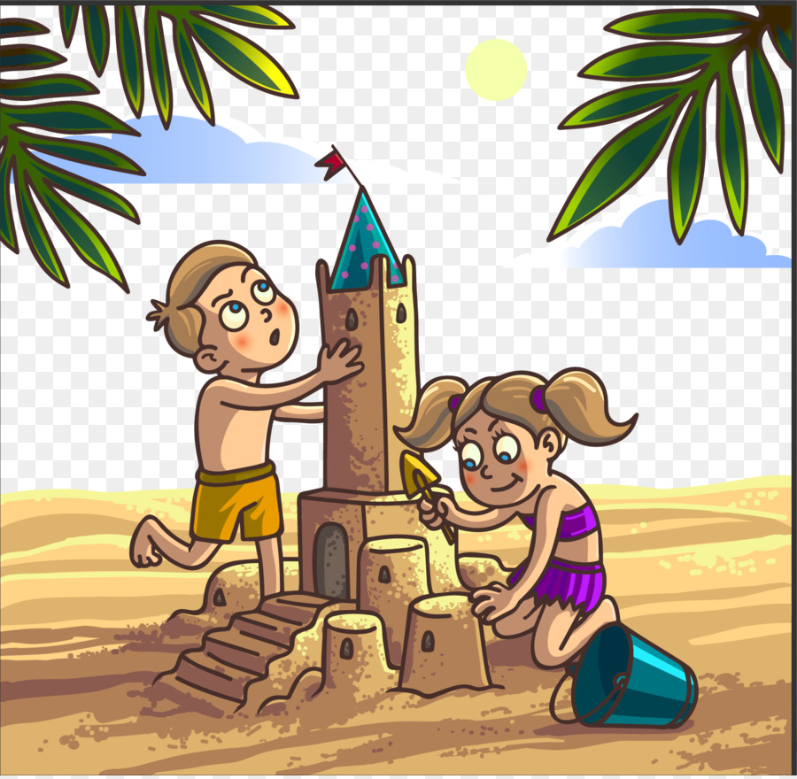 Detail Gambar Kartun Di Pantai Nomer 55