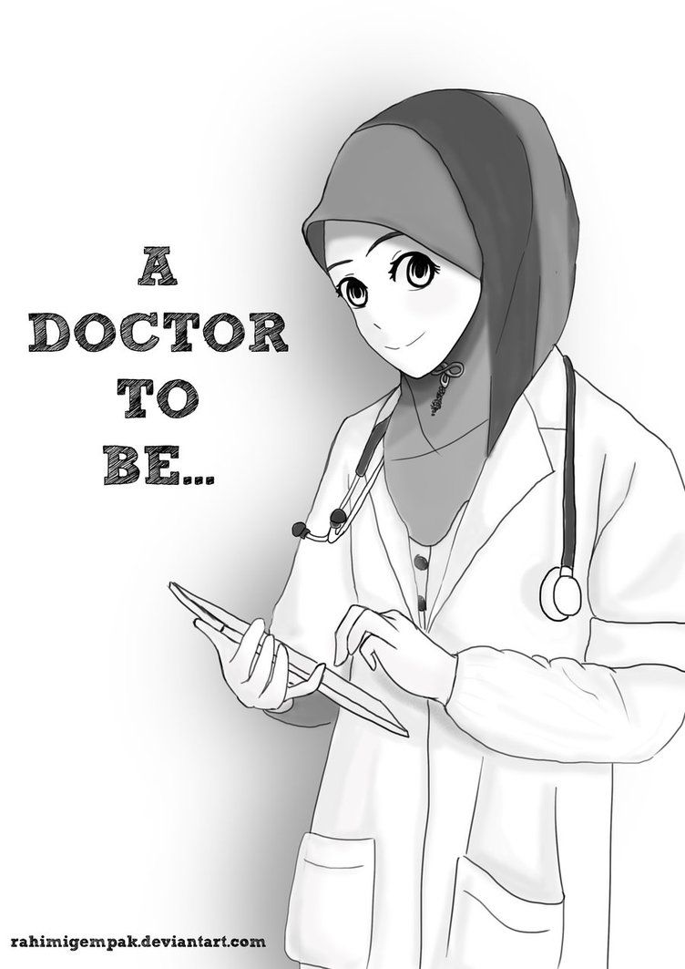 Detail Gambar Kartun Dokter Muslimah Nomer 14