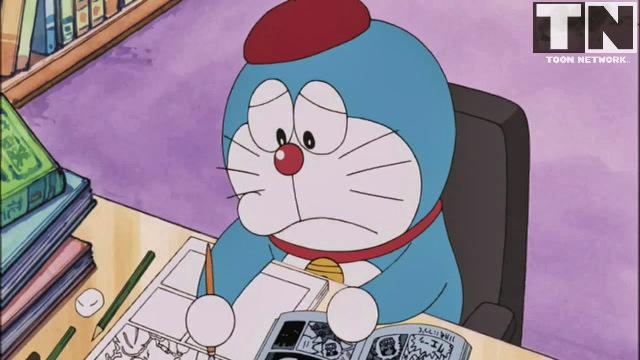 Detail Gambar Kartun Doraemon Belajar Nomer 3