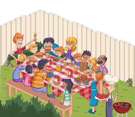 Detail Gambar Kartun Family Gathering Nomer 30