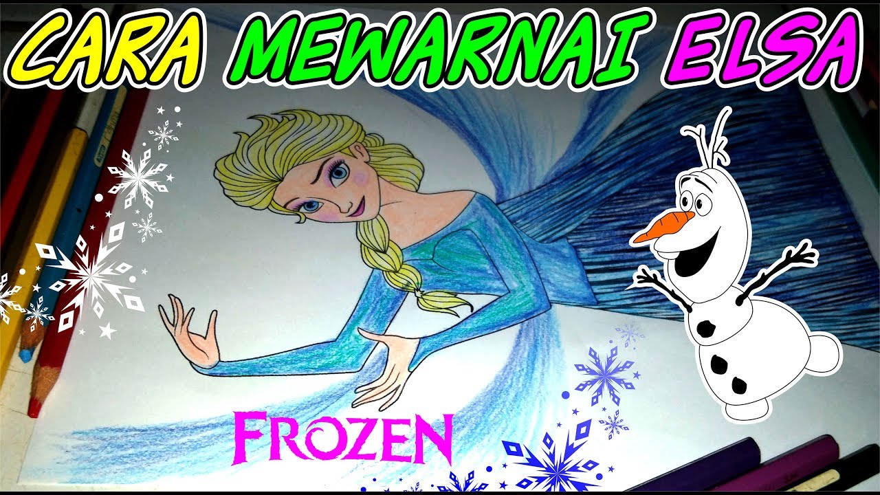 Detail Gambar Kartun Frozen Mewarnai Nomer 40