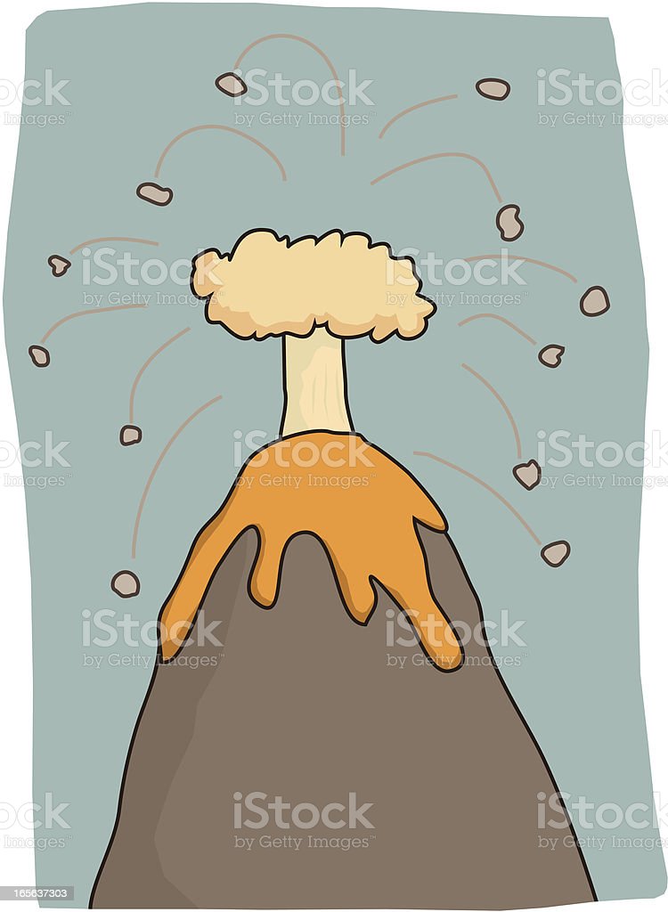 Detail Gambar Kartun Gunung Berapi Nomer 28