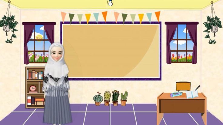 Detail Gambar Kartun Guru Muslimah Sedang Mengajar Nomer 3