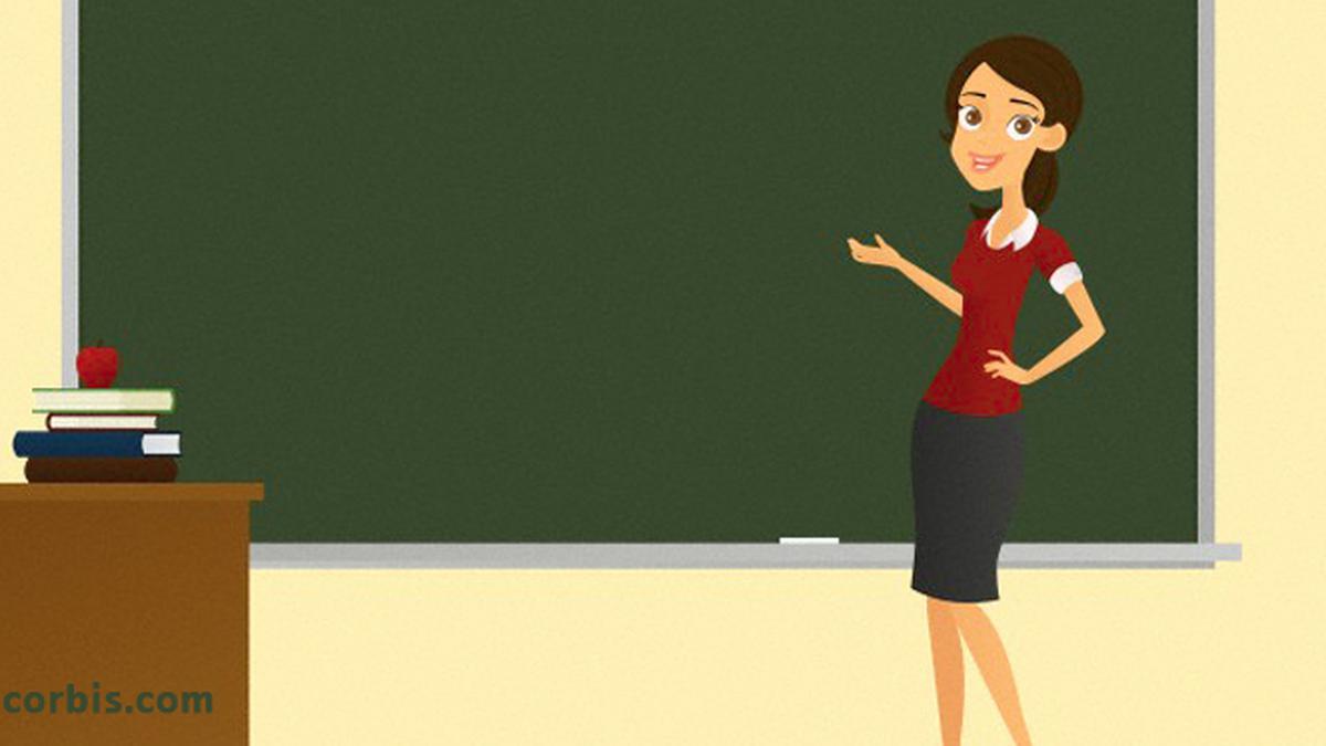 Detail Gambar Kartun Guru Perempuan Sedang Mengajar Nomer 54