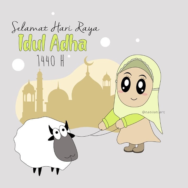 Detail Gambar Kartun Hari Raya Idul Adha Nomer 6