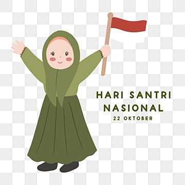 Detail Gambar Kartun Hari Santri Nasional Nomer 7