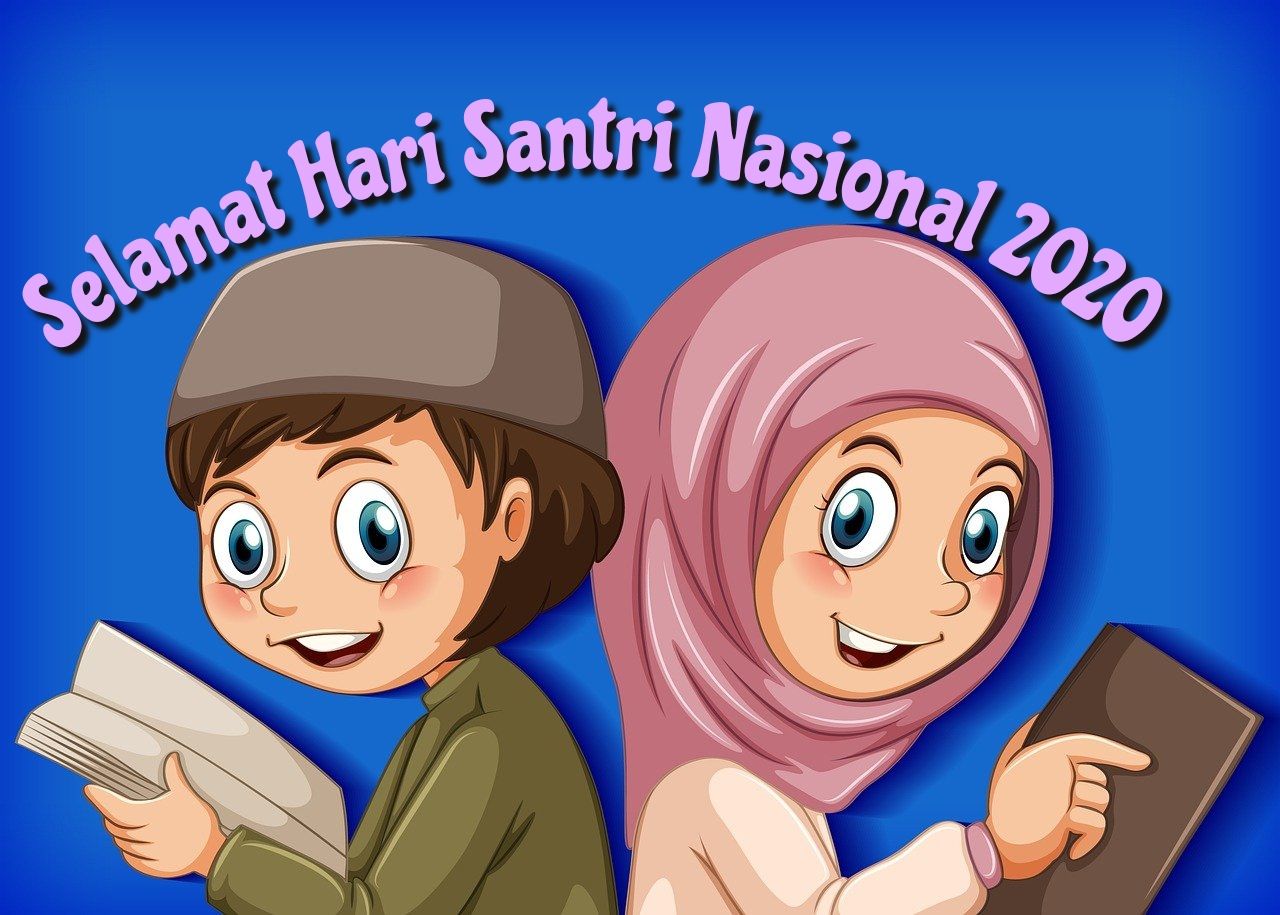 Detail Gambar Kartun Hari Santri Nasional Nomer 10