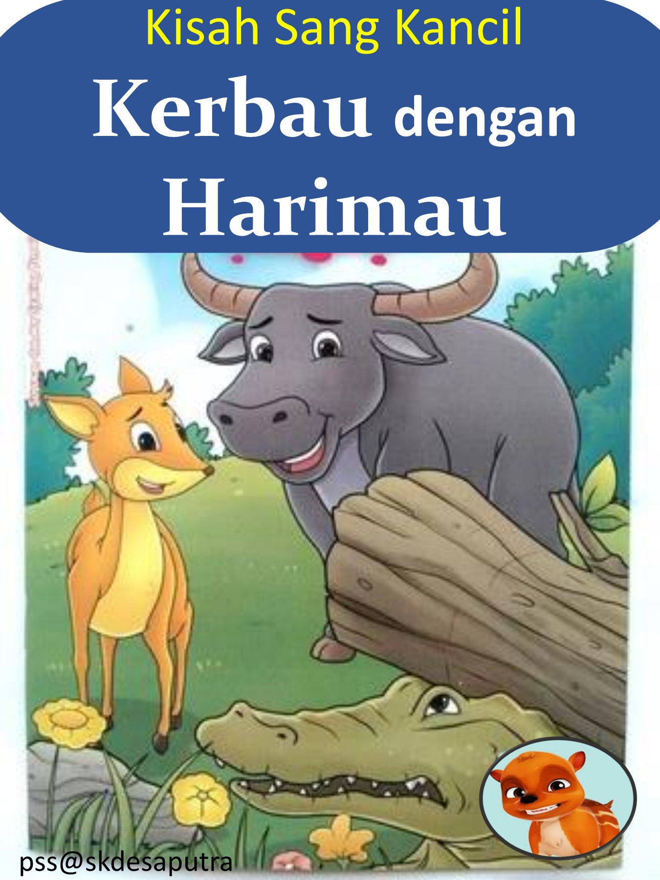 Detail Gambar Kartun Harimau Dan Kancil Nomer 52