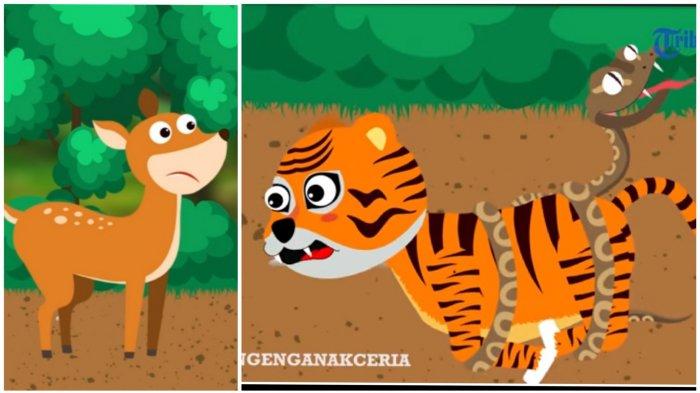 Detail Gambar Kartun Harimau Dan Kancil Nomer 10