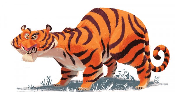 Detail Gambar Kartun Harimau Memangsa Nomer 17