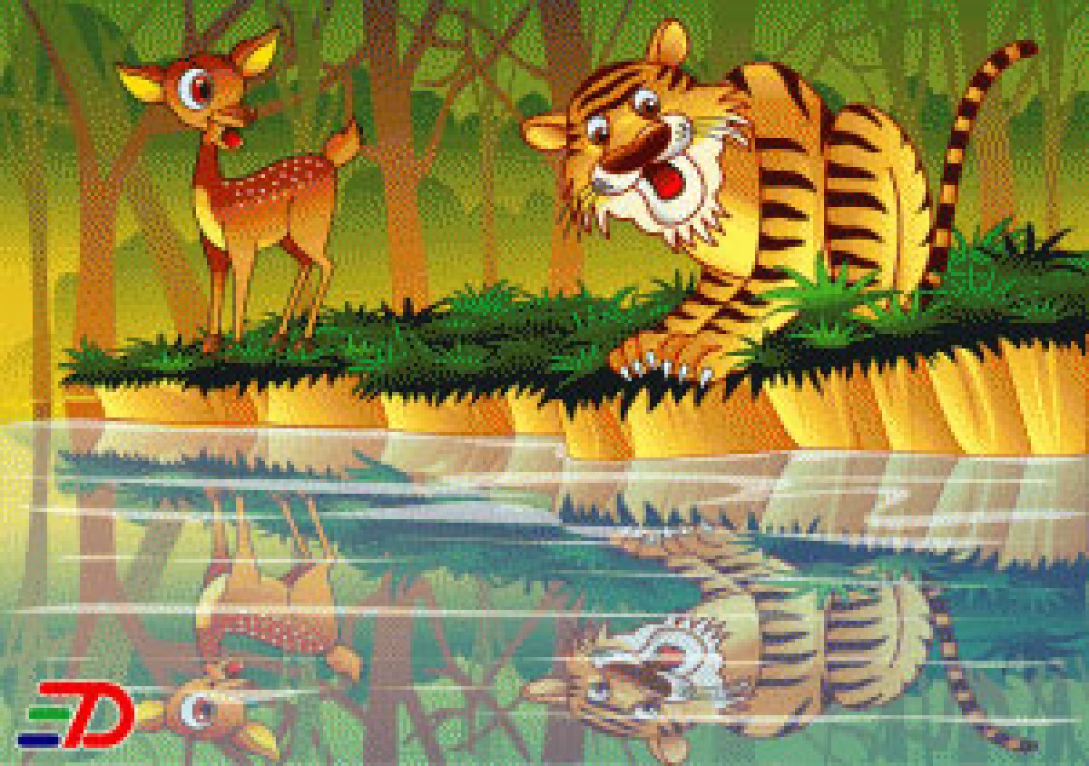 Detail Gambar Kartun Harimau Memangsa Nomer 37