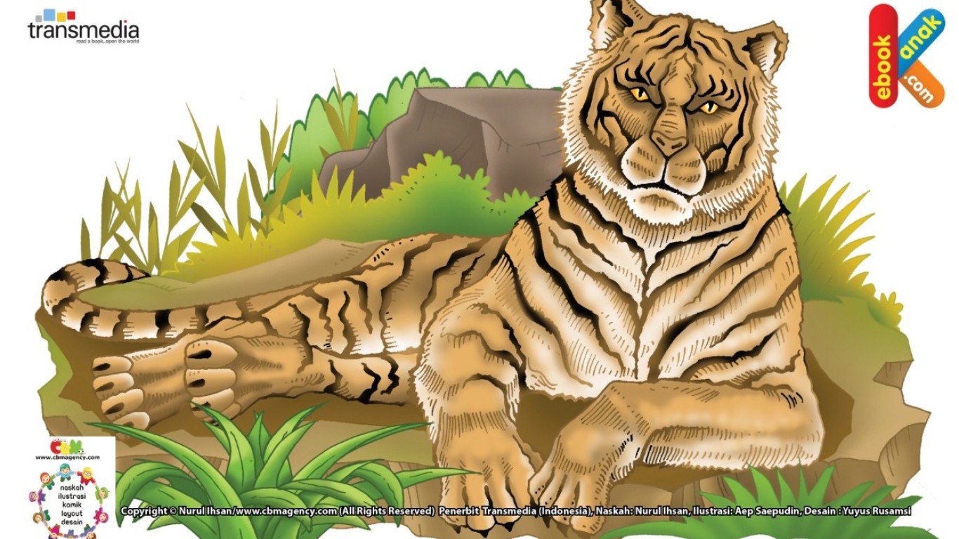 Detail Gambar Kartun Harimau Memangsa Nomer 5