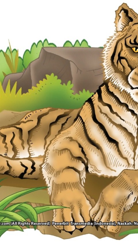 Detail Gambar Kartun Harimau Memangsa Nomer 6
