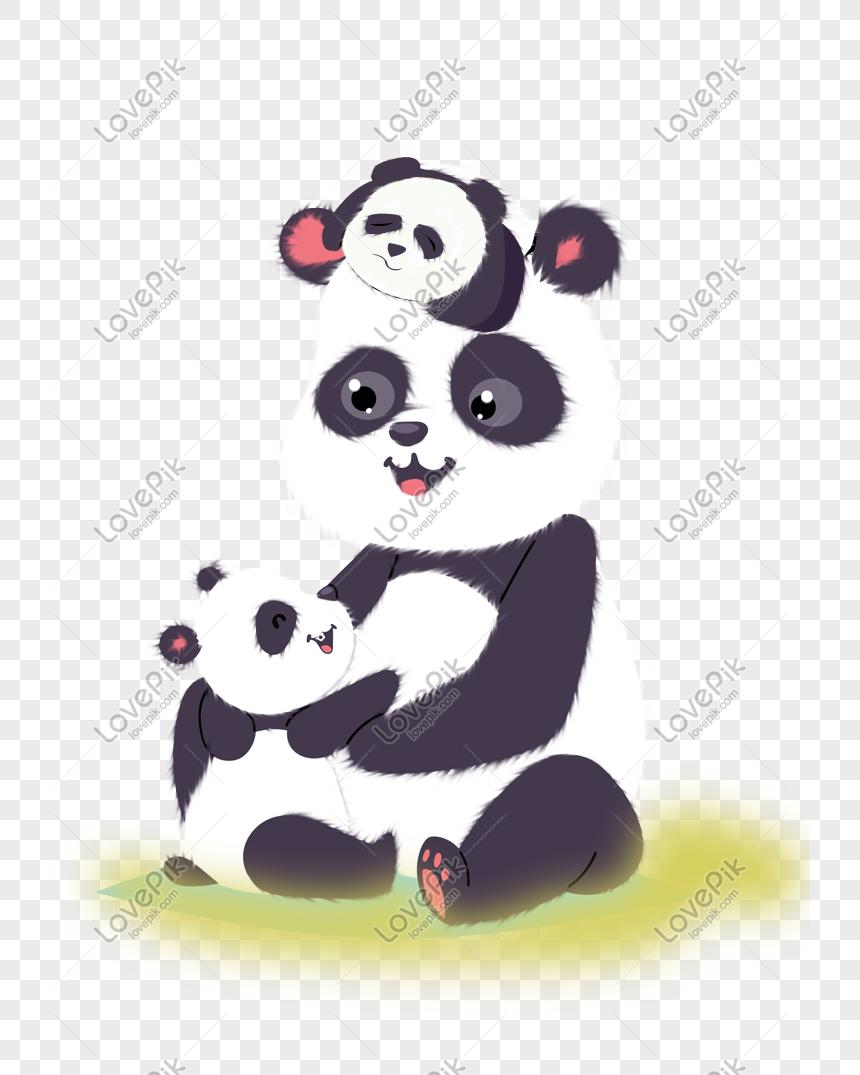 Detail Gambar Kartun Hewan Panda Nomer 15