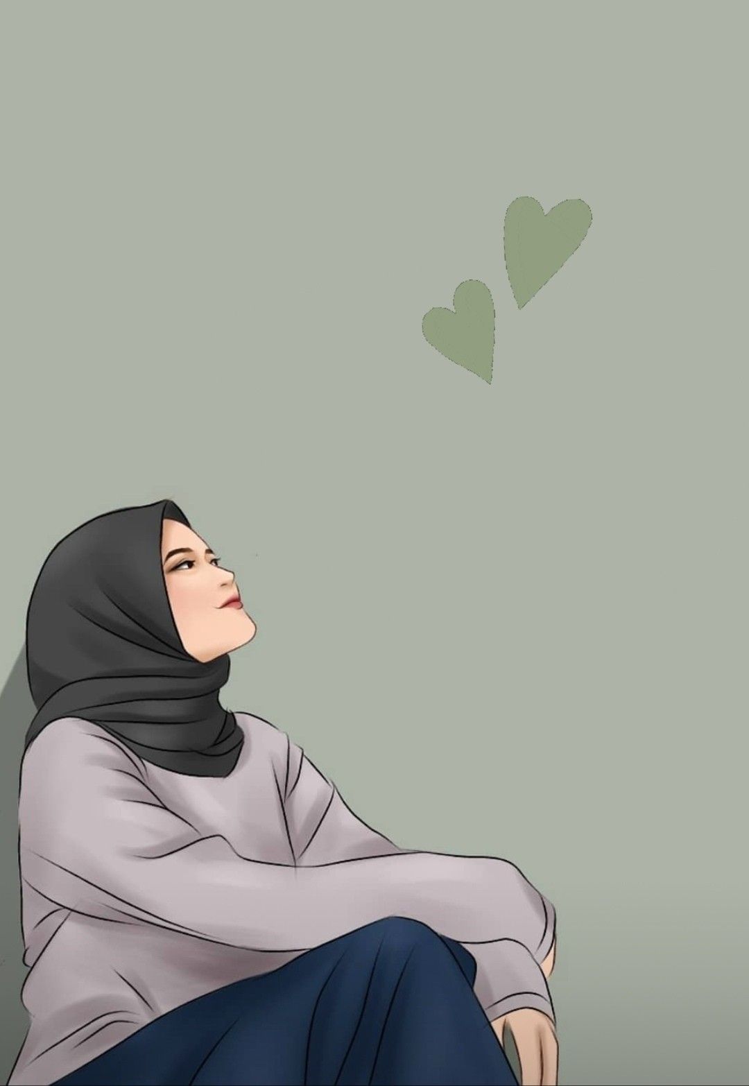 Detail Gambar Kartun Hijab Cantik Nomer 9